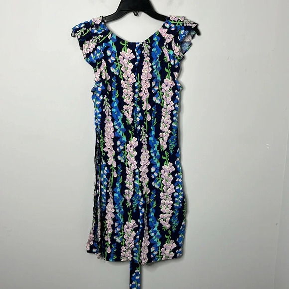 Lilly Pulitzer Maya Foxy Foxglove Floral Belted Dress - Picture 8 of 8